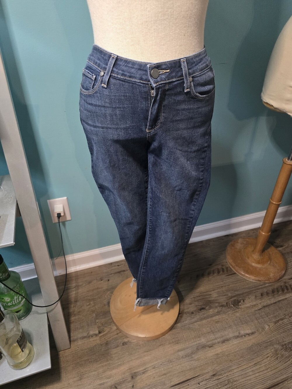 PAIGE Verdugo Ankle Raw Hem Jeans